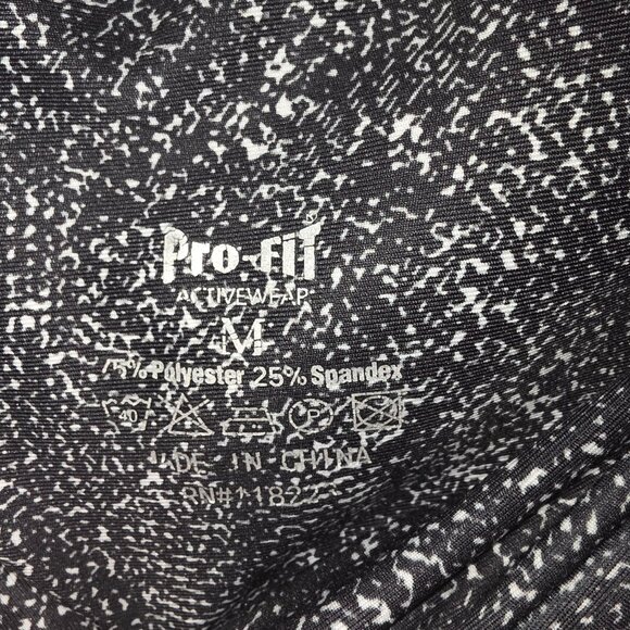 Pro fit exercise spandex leggings pants work out medium - Picture 2 of 2